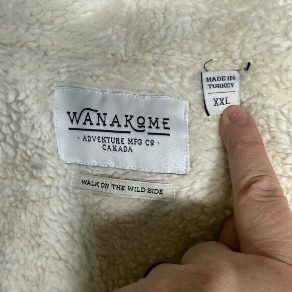 Wanakome Cassie Hoodie Black 2XL XXL Sherpa Lined Heavyweight Full Zip Women's - Picture 8 of 13
